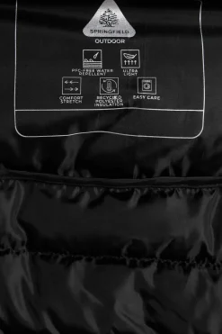 Springfield Casaco Acolchoado Combinado Preto Online