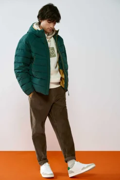 Springfield Casaco Acolchoado Termico Verde Discount