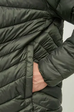 Jack & Jones Casaco Acolchoado Tipo Puffer Com Capuz Verde Clearance