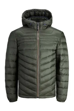 Jack & Jones Casaco Acolchoado Tipo Puffer Com Capuz Verde Clearance