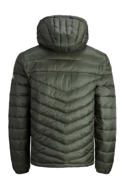 Jack & Jones Casaco Acolchoado Tipo Puffer Com Capuz Verde Clearance