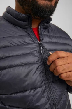 Jack & Jones PLUS Casaco Acolchoado Tipo Puffer Plus Preto Online