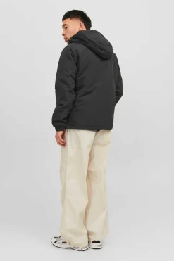 Jack & Jones Casaco Anoraque Com Capuz Preto Clearance