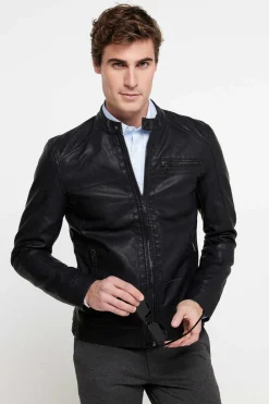 Only & Sons Casaco Biker Preto Best