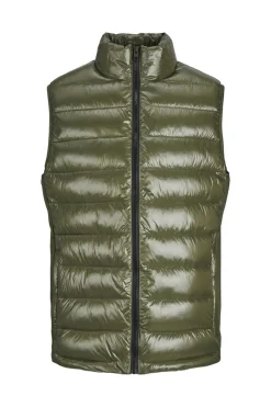 Jack & Jones Casaco Biker Efeito Pele Plus Verde Clearance