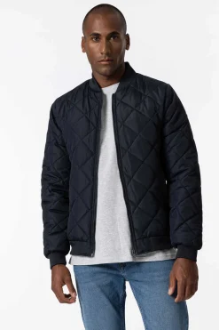 Tiffosi Casaco Bomber Com Pespontos Azul Aco Sale