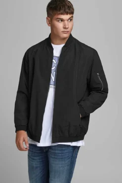 Jack & Jones PLUS Casaco Bomber Leve Plus Preto Online