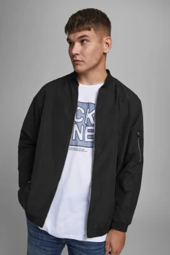 Jack & Jones PLUS Casaco Bomber Leve Plus Preto Online