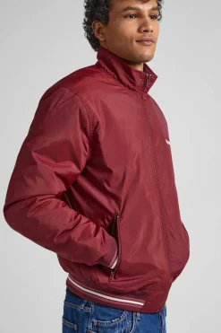 Pepe Jeans Casaco Bomber Tecido Reciclado Vermelho Clearance