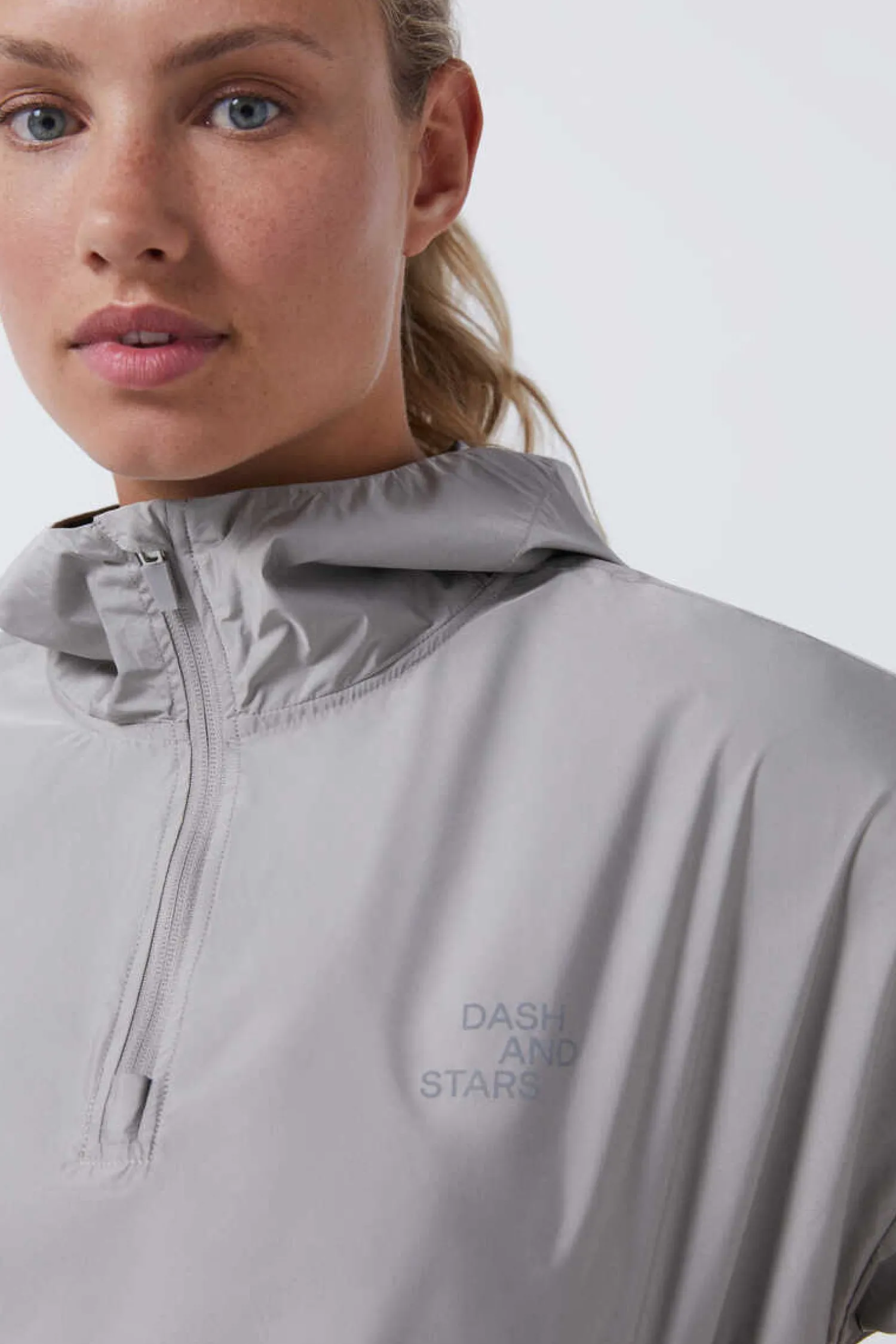 Dash and Stars Sweatshirts-Casaco Com Bolso Tipo Canguru Wind Resistant