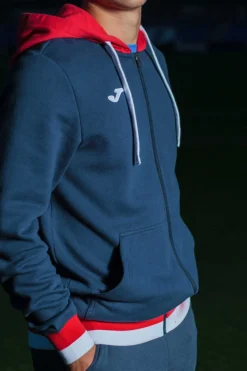 Joma Casaco Com Capuz Confort Azul Vermelho Marinho Online