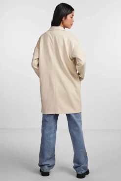 Pieces Blusoes E Casacos-Casaco Comprido