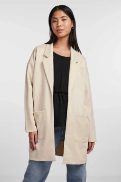 Pieces Blusoes E Casacos-Casaco Comprido