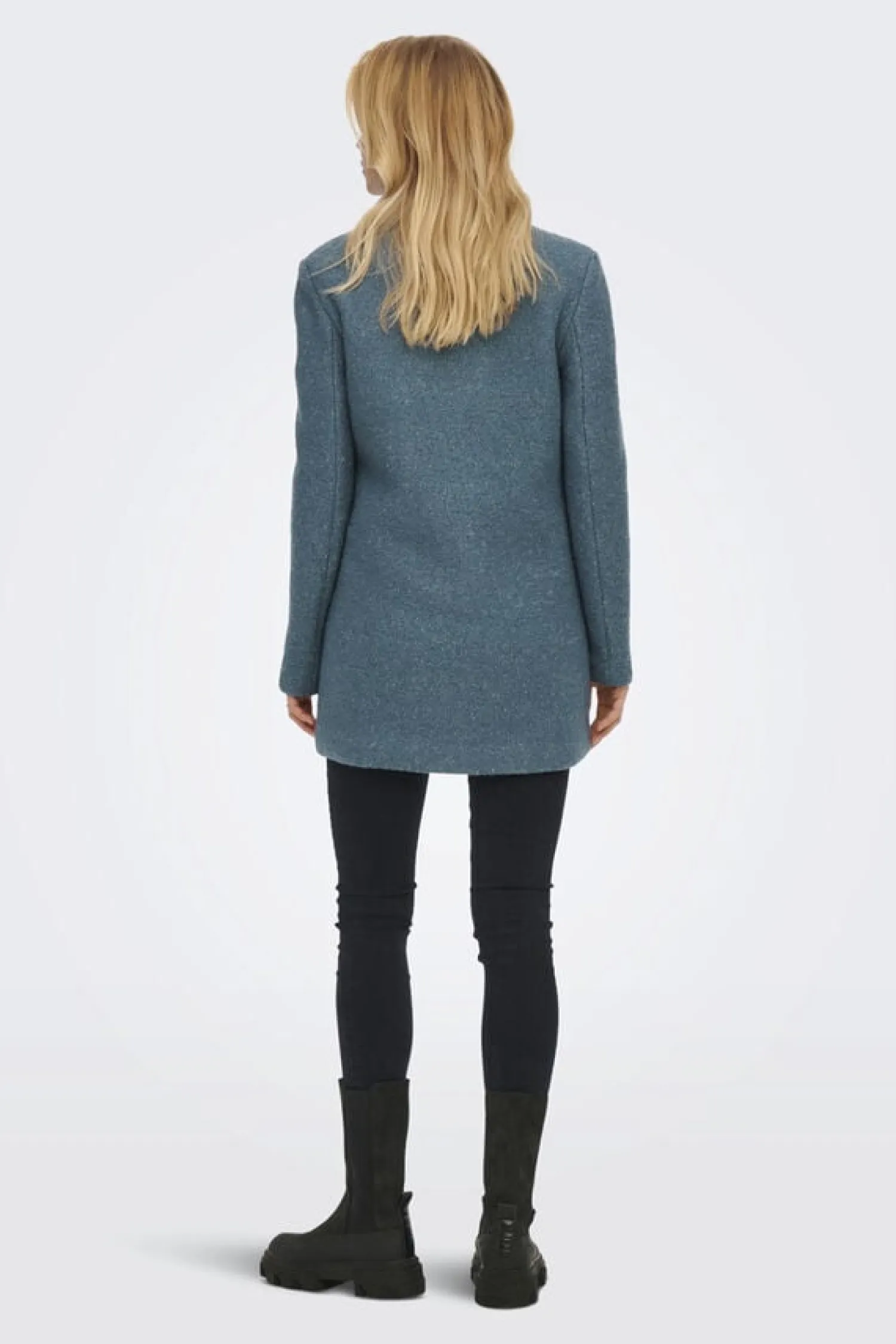 Only Sobretudos E Parkas-Casaco Comprido Com Botoes