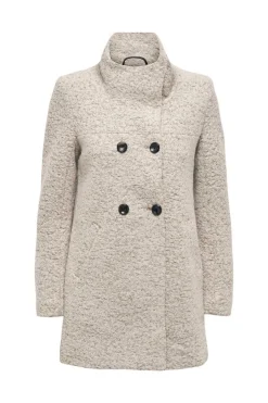 Only Sobretudos E Parkas-Casaco Comprido Com Botoes