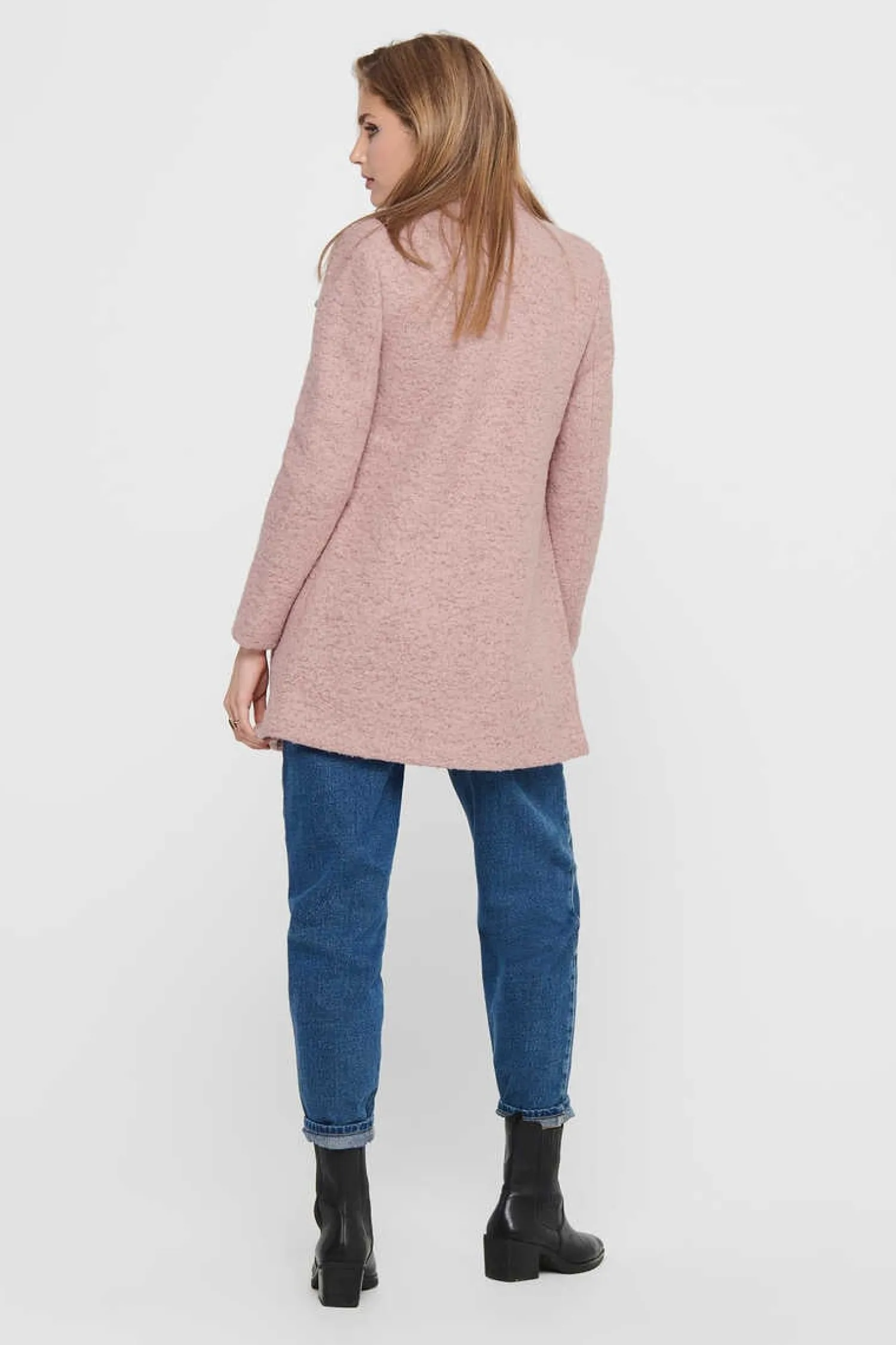 Only Sobretudos E Parkas-Casaco Comprido Com Botoes