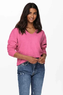 Only Sueteres E Cardigans-Casaco Comprido De Malha