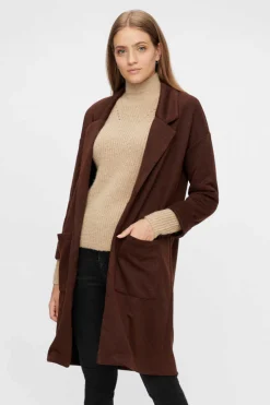 Pieces Blusoes E Casacos-Casaco Comprido De Mulher