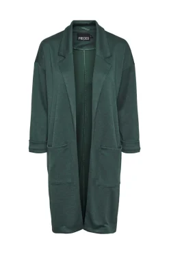 Pieces Blusoes E Casacos-Casaco Comprido De Mulher