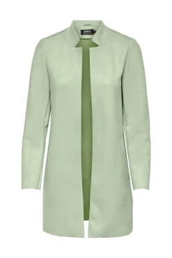 Only Blusoes E Casacos-Casaco De Camurca 3/4