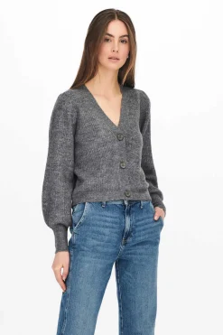 JDY Sueteres E Cardigans-Casaco De Malha Botoes