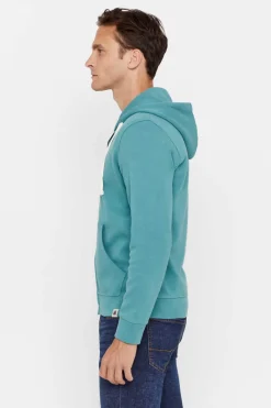 Cortefiel Casaco De Malha Com Capuz Verde