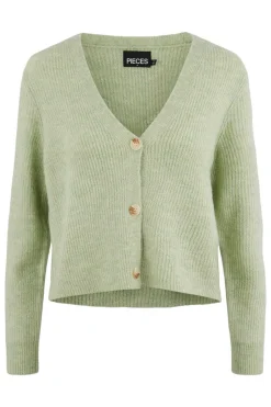 Pieces Blusoes E Casacos-Casaco De Malha Cor Block