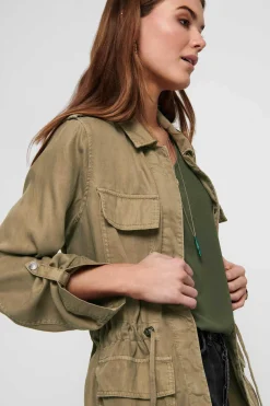 Only Blusoes E Casacos-Casaco De Manga Comprida Lyocell Tencel