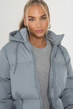 Brave Soul Sobretudos E Parkas-Casaco De Penas Acolchoado Com Capuz