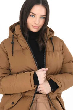 Brave Soul Sobretudos E Parkas-Casaco De Penas Acolchoado Com Capuz