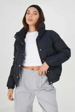 Brave Soul Coletes-Casaco De Penas Acolchoado Automaticos