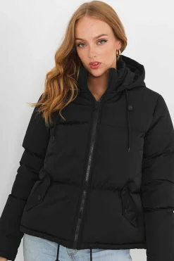 Brave Soul Sobretudos E Parkas-Casaco De Penas Acolchoado Com Capuz