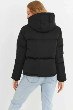 Brave Soul Sobretudos E Parkas-Casaco De Penas Acolchoado Com Capuz