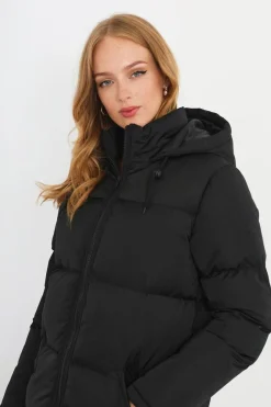 Brave Soul Sobretudos E Parkas-Casaco De Penas Acolchoado Com Capuz