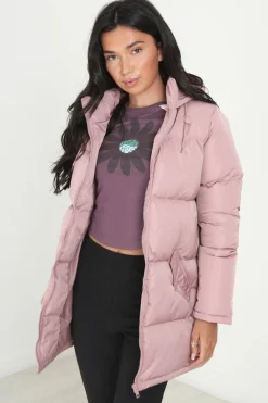 Brave Soul Sobretudos E Parkas-Casaco De Penas Acolchoado Com Capuz