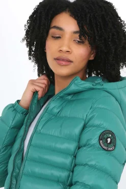 Brave Soul Sobretudos E Parkas-Casaco De Penas Acolchoado Com Capuz