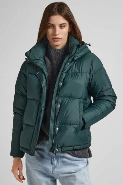Pepe Jeans Sobretudos E Parkas-Casaco De Penas Acolchoado Capuz