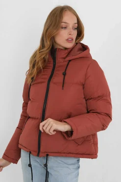 Brave Soul Sobretudos E Parkas-Casaco De Penas Acolchoado Com Capuz