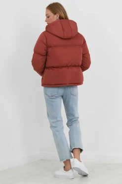 Brave Soul Sobretudos E Parkas-Casaco De Penas Acolchoado Com Capuz