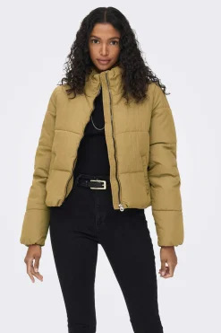 Only Sobretudos E Parkas-Casaco De Penas Curto