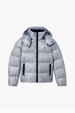 Calvin Klein Blusoes E Casacos-Casaco De Plumas Com Capuz