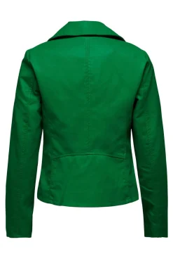 Only Blusoes E Casacos-Casaco Estilo Biker Efeito Pele