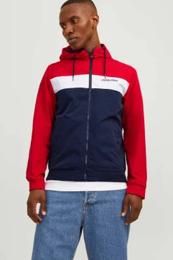 Jack & Jones Casaco Leve Corta-Vento Vermelho Sale
