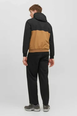 Jack & Jones Casaco Leve Tecnico Com Capuz Preto Sale