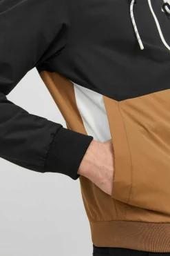 Jack & Jones Casaco Leve Tecnico Com Capuz Preto Sale