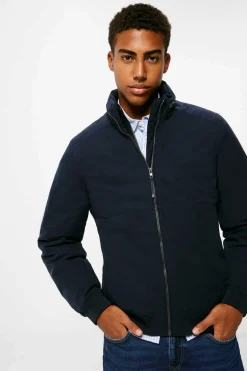 Springfield Casaco Tecnico Acolchoado Azul Clearance