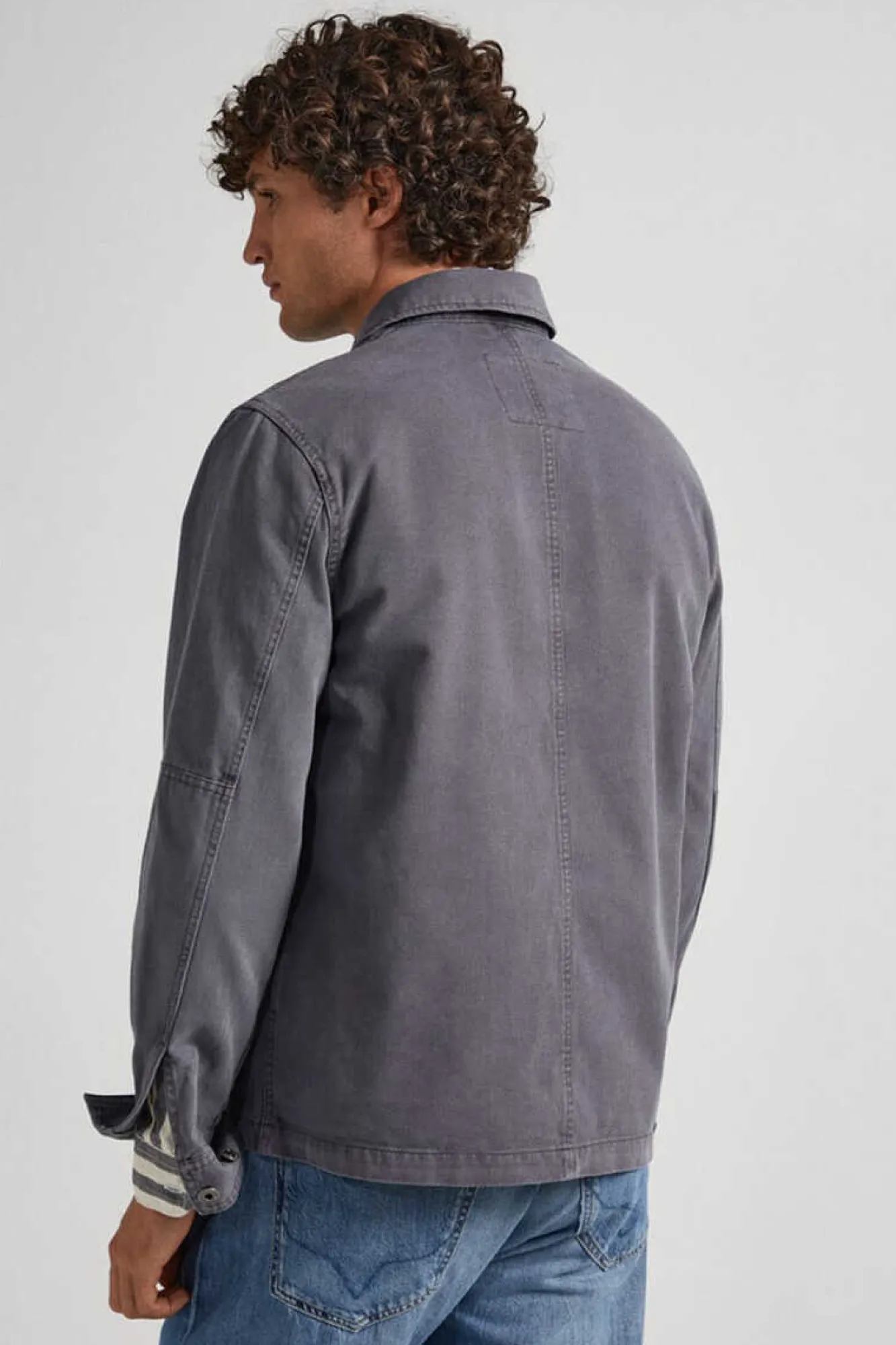 Pepe Jeans Casaco Tipo Carpinteiro Cinza Sale