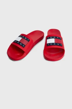Tommy Jeans Chanclas Flag Roja Vermelho Real Sale