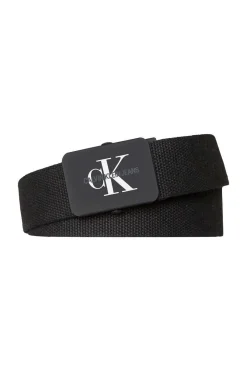 Calvin Klein Cinto Com Logo Ckj Preto New
