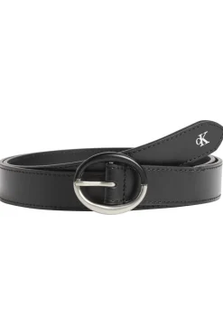 Calvin Klein Cintos-Cinto Couro Com Logo
